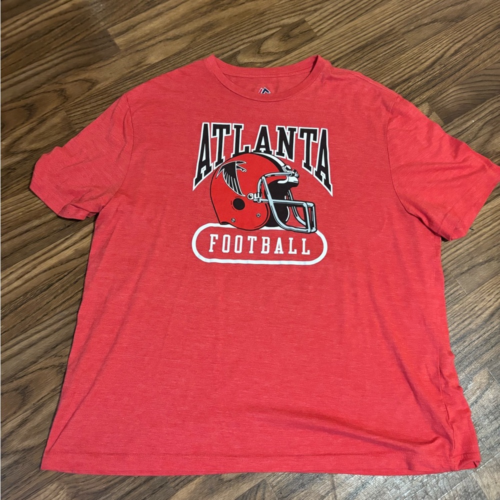 Majestic Throw Back * Men’s Short Sleeve Tee * Size 2XL Atlanta Falcons